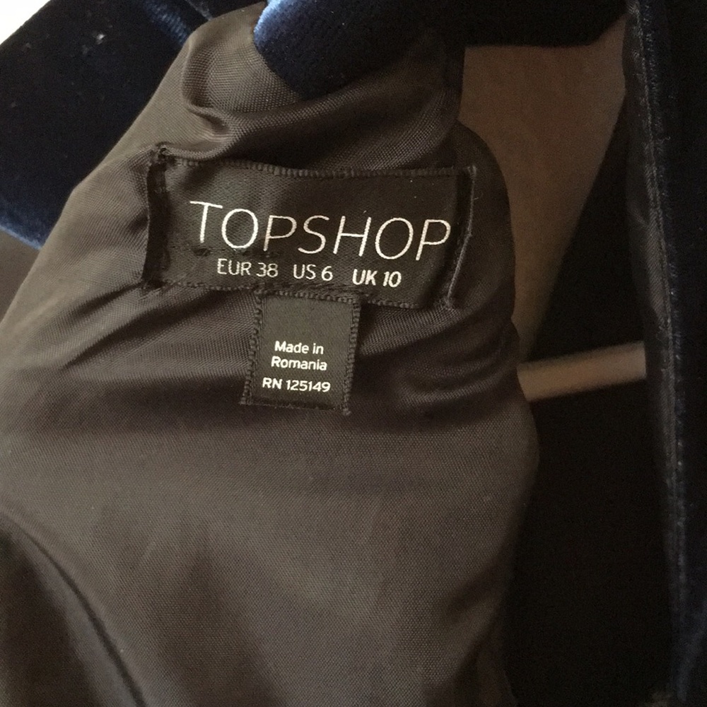 Topshop Velvet Romper - Picture 8 of 8
